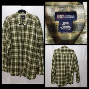 Faded Glory 3XL Plaid Long Sleeve